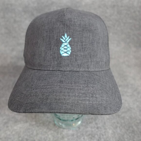 Chubbies Baseball Hat M Gray Heather Embroidered Pineapple Snapback - Picture 1 of 4